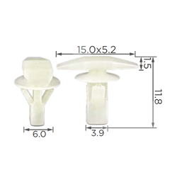 WEATHERSTRIP RETAINER TOY MAZD