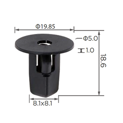 SCREW GROMMET CLIP TOYOTA