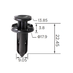 BUMPER RETAINER NISSAN JAP