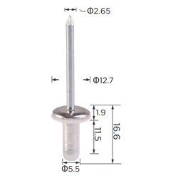 FUEL TANK RIVET-TUBE TOYOTA