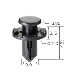 SUBARU RAD/BUMPER RETAINER