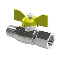 BRASS BALL VALVE TAP M/F - 1/2NPT