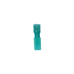 HEAT SHRINK FEMALE SPADE BLUE 6.3MM