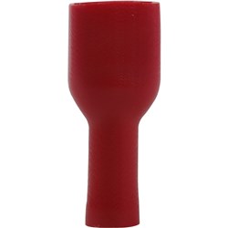 CRIMP RED INSULATED FEMALE SPADE 6.3MM