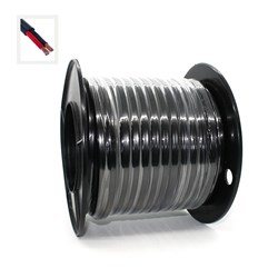 TWIN CORE CABLE 8B&S (7.92mm²) RED/BLACK - 30MTR