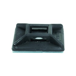 ADHESIVE BASE BLACK FOR CABLE TIE 7.8MM (25.8x25.8)