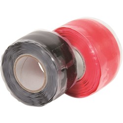 SILICONE PLASTER TAPE RED-BLK 2PK
