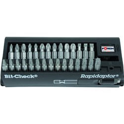 1/4" BIT SET WITH SECURE HOLDER (30 PIECE)