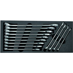 PROFESSIONAL COMBINATION SPANNER SET (13 PIECE)