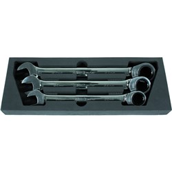 FOUR-RING RATCHETING SPANNER SET (3 PIECE)