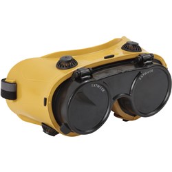 FLIP WELDING GOGGLES CLEAR/GREEN