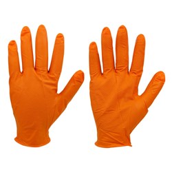 ORANGAGRIP NITRILE GLOVES L