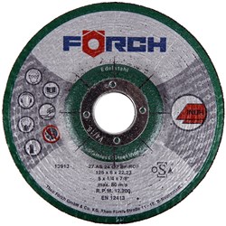 GRINDING DISC PROFESSIONAL INOX DEPRESSED 125X6