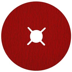 VULCANISED CERAMIC DISC 125MM P24 5* (25)