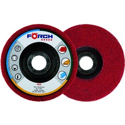 FORCH COMPACT FLEECE GRIND DISC RED 5* 125X22MM