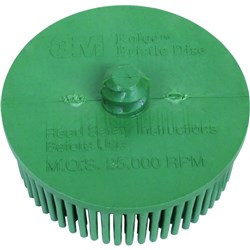 BRISTLE DISC 3M 50MM GREEN P50