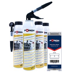 RTV BLACK X 4 + RAZOR BLADE PACK