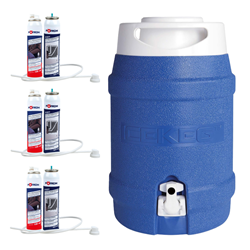 AIR CONDITIONING DEODORISING SPRAY & DISINFECTANT FOAM + ICE KEG
