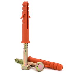 FRAME SCREW AND PLUG 10X80 (100)