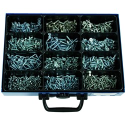 PHILLIPS COUNTERSUNK FLAT HEAD ZINC SCREW KIT