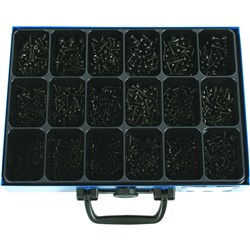 ASSORTMENT SELF TAPPERS BLACK 1700pc