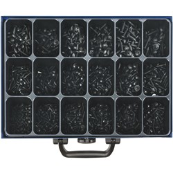 ASSORTMENT SELF TAPPER COLLAR BLACK