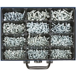 ASSORTMENT SELF-DRILLING SCREWS 7504 K ZN
