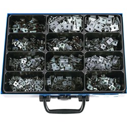 ASSORTMENT SPIRE CLIPS (650 PCE)