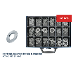 ASSORTMENT NORDLOCK WASHERS METRIC & IMPERIAL