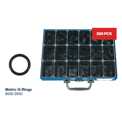 ASSORTMENT METRIC O-RING 1.5X3 - 3X30 (360P)