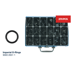 ASSORTMENT IMPERIAL O-RINGS 2.62-3.53 (270P)