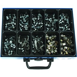 ASSORTMENT EFI HOSE CLAMPS (140P)