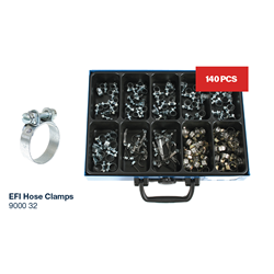 ASSORTMENT EFI HOSE CLAMPS (140P)