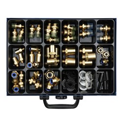 ASSORTMENT 'ABC 1' PLUG CONNECTORS (67PC)