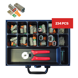 ASSORT. DEUTSCH PLUGS & TOOLS (234 pce)