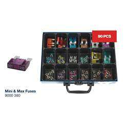ASSORTMENT MINI & MAXI FUSES (90P)
