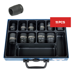 ASSORTMENT 3/4" IMPACT SHORT SOCKETS (11P)