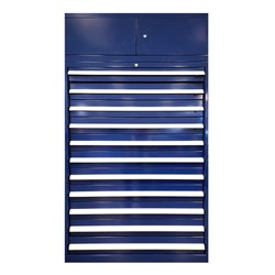 HEAVY DUTY VARO 11 DRAWER & CABINET DOUBLE 1023X1800